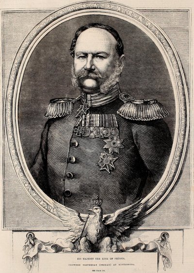 Sua Majestade o Rei da Prússia, coroado ontem (sexta-feira) em Konigsberg de Thomas Harrington Wilson