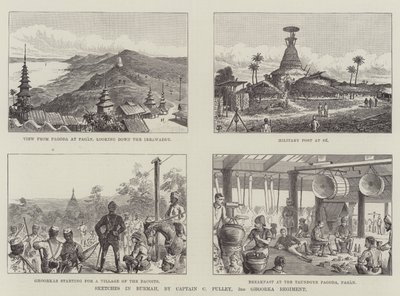 Esboços em Burmah de Thomas Harrington Wilson
