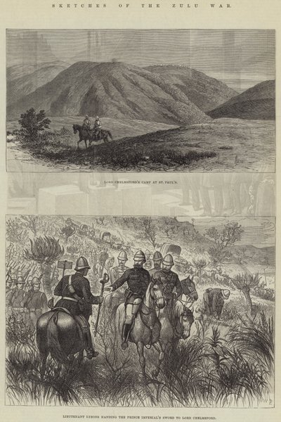 Esboços da Guerra Zulu de Thomas Harrington Wilson