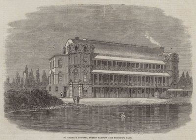 Hospital St Thomas, Jardins Surrey de Thomas Harrington Wilson