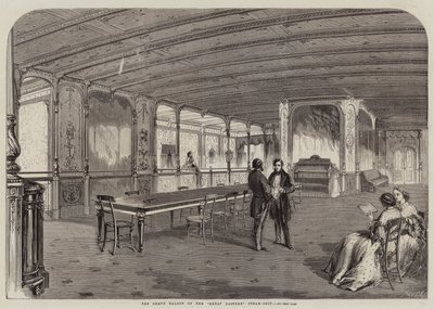 O Grand Saloon do Great Eastern Steam-Ship de Thomas Harrington Wilson