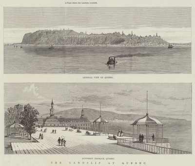 O deslizamento de terra em Quebec de Thomas Harrington Wilson