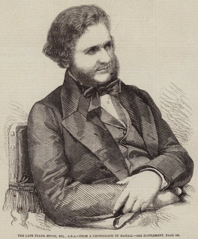 O falecido Frank Stone, Esquire, ARA de Thomas Harrington Wilson