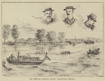Regata da Associação de Remo Amador do West End de Thomas Harrington Wilson