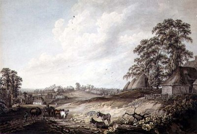 Uma Vista em Suffolk de Thomas Hearne