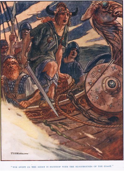 Para o swift sobre o perfume é Frithiof (litho) de Thomas Heath Robinson