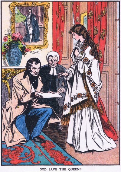 "God save the Queen" (litografia a cores) de Thomas Heath Robinson