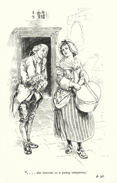 Ilustração para A Sentimental Journey de Laurence Sterne (litografia) de Thomas Heath Robinson