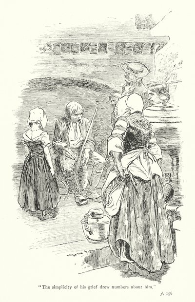 Ilustração para A Sentimental Journey de Laurence Sterne (litografia) de Thomas Heath Robinson