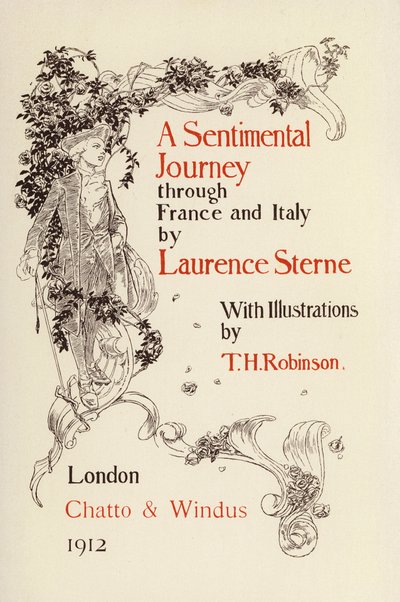 Ilustração para A Sentimental Journey de Laurence Sterne (litografia) de Thomas Heath Robinson