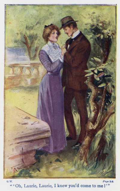 Ilustração para Good Wives de Louisa M Alcott (litografia a cores) de Thomas Heath Robinson