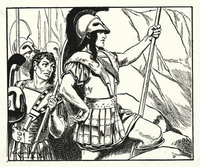 Leónidas (litografia) de Thomas Heath Robinson