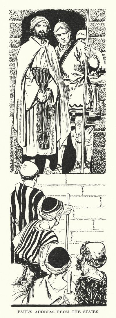 Discurso de Paulo da Escada (litografia) de Thomas Heath Robinson