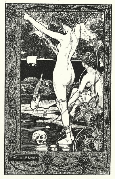 As sereias (litografia) de Thomas Heath Robinson