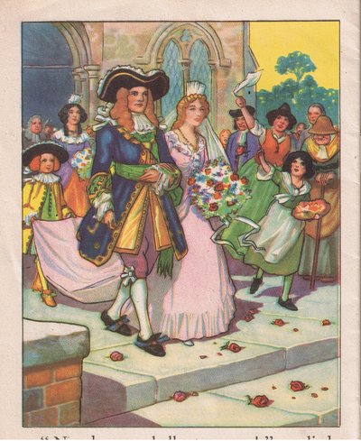 O casamento (litografia) de Thomas Heath Robinson