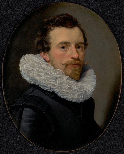 Retrato de um jovem com um rafe de Thomas Hendricksz. de Keyser