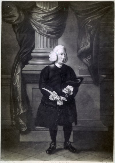 Corrida de Daniel, gravada por James Watson, 1773 de Thomas Hickey
