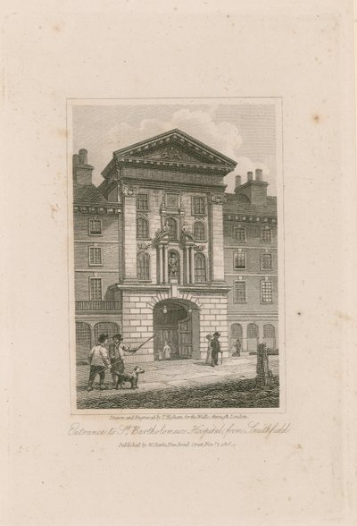 Hospital de São Bartolomeu, Smithfield. de Thomas Higham