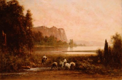 Trilhas nas montanhas de Yosemite, 1899 de Thomas Hill