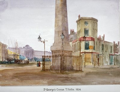 Circo de São Jorge, Southwark, Londres, 1834 de Thomas Hollis