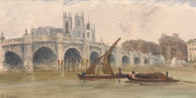 Ponte de Westminster e a Abadia de Thomas Hollis
