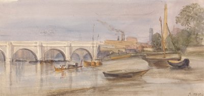 Ponte de Westminster a partir da costa de Lambeth de Thomas Hollis