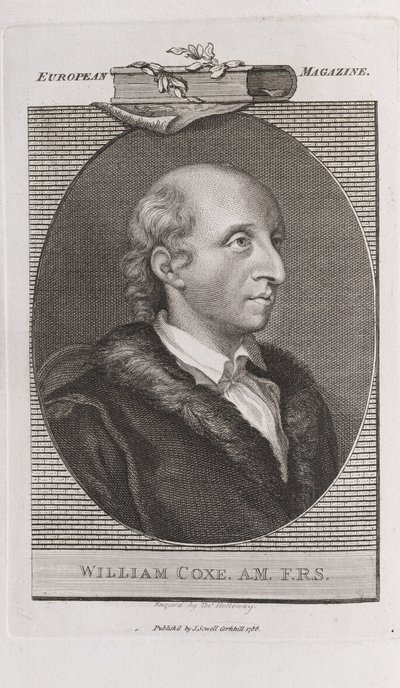 Retrato de William Coxe 1748-1828, 1786. de Thomas Holloway