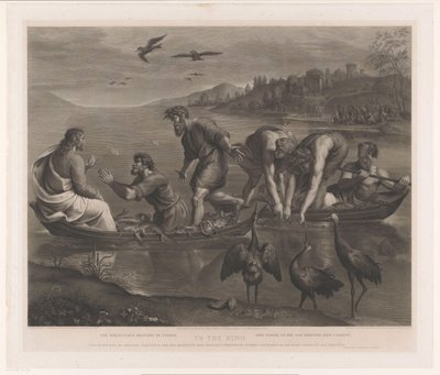 Wonderbare visvangst
O milagroso calado de peixe / Noli timere: ex hoc jam homines eris capiens (título sobre o objecto)
Prenten naar Rafaël (título da série)
Os desenhos animados Raphael (título da série) de Thomas Holloway
