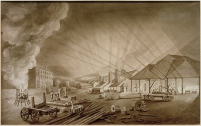 Laminação em Merthyr Tydfil de Thomas Hornor
