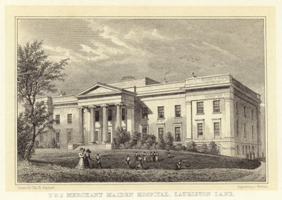 The Merchant Maiden Hospital, Lauriston Lane (gravura) de Thomas Hosmer (after) Shepherd