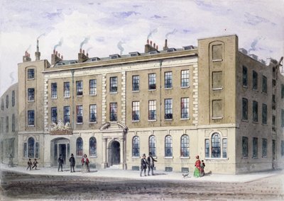 Apothecaries Lane, 1855 (wc no papel) de Thomas Hosmer Shepherd