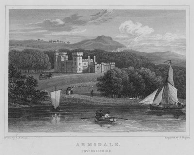Armidale, Invernesshire (gravura) de Thomas Hosmer Shepherd