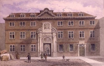 Blackwell Hall, c 1820 (aquarela) de Thomas Hosmer Shepherd