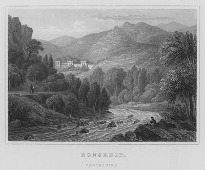 Bonskeid, Perthshire (gravura) de Thomas Hosmer Shepherd