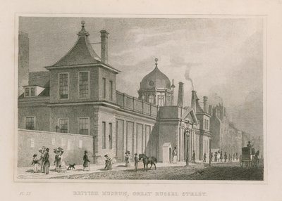 Museu Britânico na Casa Montague de Thomas Hosmer Shepherd