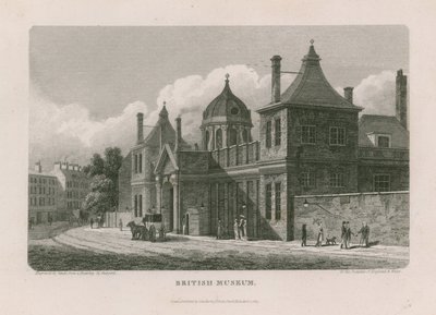 Museu Britânico na Casa Montague de Thomas Hosmer Shepherd