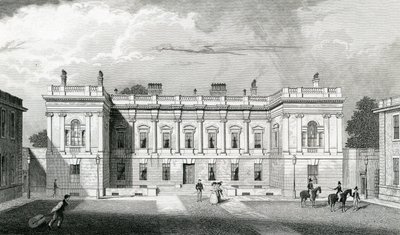 Casa de Burlington, Acadamia Real de Artes, Piccadilly, Londres, c.1829-31 de Thomas Hosmer Shepherd