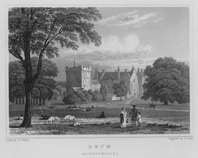 Drum, Aberdeenshire (gravura) de Thomas Hosmer Shepherd