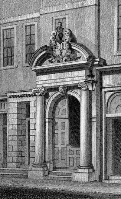 Girdlers &39;Hall, Basinghall Street, impressão feita por J. Greig, c. 1829-31 de Thomas Hosmer Shepherd