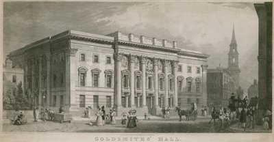 Goldsmith&39;s Hall, Londres de Thomas Hosmer Shepherd