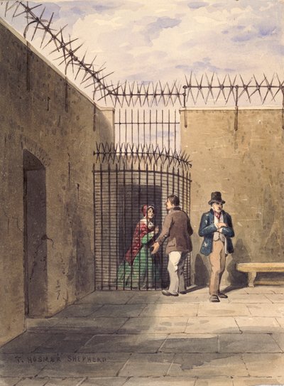 Casa de Correção, Clerkenwell, Londres, c1830 de Thomas Hosmer Shepherd