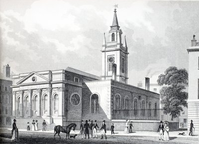 Ilustração do pub de &39;London and its Environs in the 19th century&39;. Jones und Co., 1827-1829 de Thomas Hosmer Shepherd