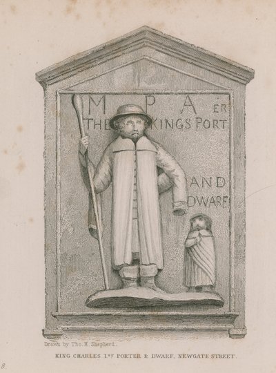 King Charles 1st Porter and Dwarf de Thomas Hosmer Shepherd