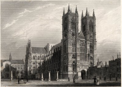 Londres, vista da Abadia de Wesminster de Thomas Hosmer Shepherd