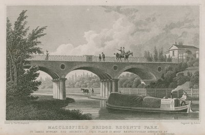 Macclesfield Bridge, Regent&39;s Park, Londres de Thomas Hosmer Shepherd