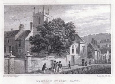 Capela Maudlin, Banho (gravura) de Thomas Hosmer Shepherd