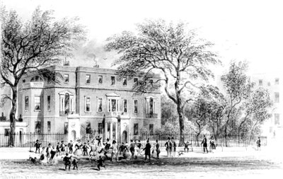 Casa da Sra. Montagu, Portman Square de Thomas Hosmer Shepherd