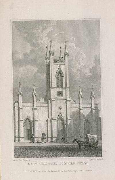 Nova igreja na cidade de Somers de Thomas Hosmer Shepherd