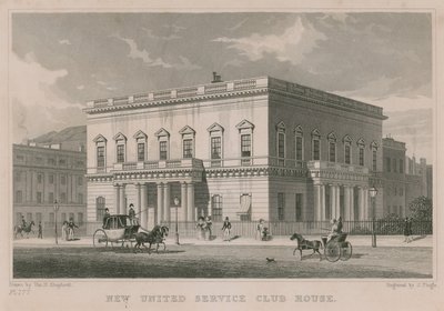 Nova United Club Service House, em Londres de Thomas Hosmer Shepherd
