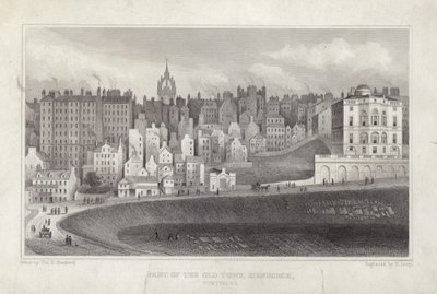 Parte da cidade velha de Edimburgo de Thomas Hosmer Shepherd